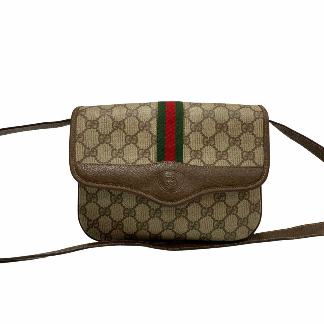 訳あり】 極 美品 GUCCI オールドグッチ ヴィンテージ シェリーライン