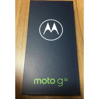 モトローラ(Motorola)のモトローラ　moto g32  SIMフリー　ミネラルグレイ(スマートフォン本体)