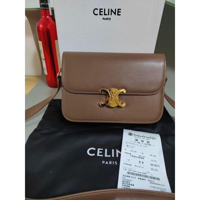お見舞い celine - トリオンフ ミディアム ショルダーバック セリーヌ