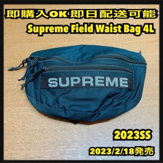 シュプリーム(Supreme)の黒 シュプリーム フィールドウエストバッグ Field Waist Bag(ウエストポーチ)