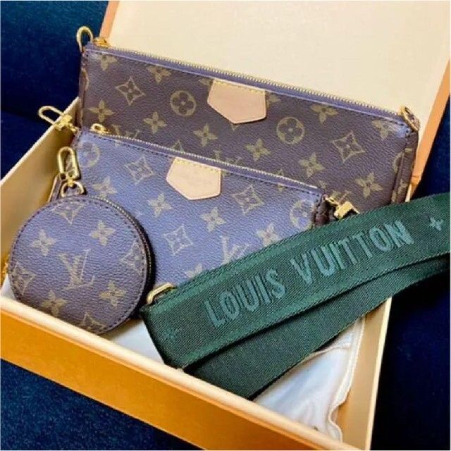 正規品! LOUIS 【新品.未使用】ルイヴィトンミュルティ・ポシェット・アクセソワール - VUITTON ショルダーバッグ 正規品! LOUIS 【新品.未使用】ルイヴィトンミュルティ・ポシェット・アクセソワール - VUITTON ショルダーバッグ