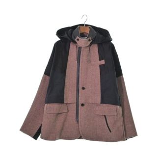 sacai サカイ マウンテンパーカー 2(M位) ピンク系x黒 【古着】【中古】