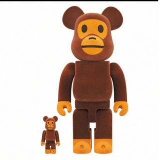 ベアブリック(BE@RBRICK)のBAPE BABY MILO(R) Flocky Ver 100％ & 400％(その他)