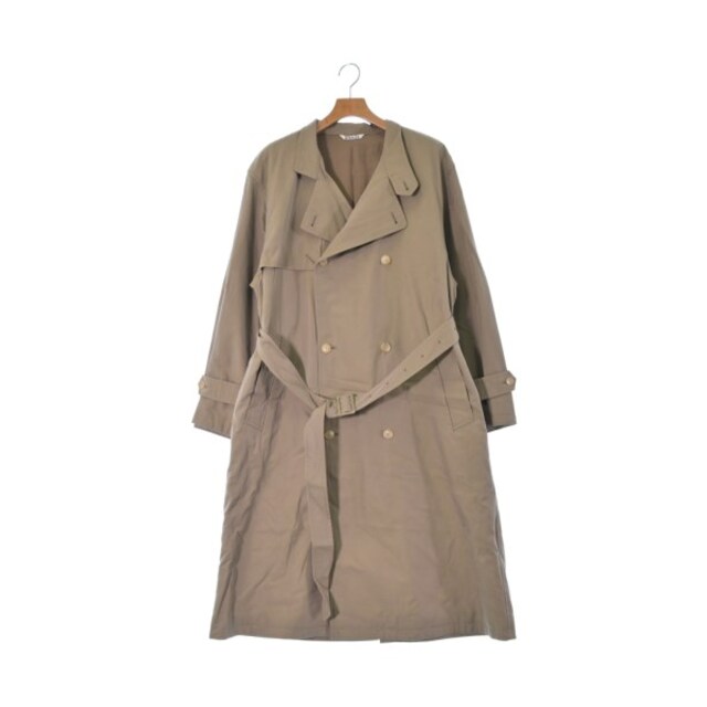 驚きの価格 AURALEE 【古着】【中古】 ベージュ 4(M位) トレンチコート