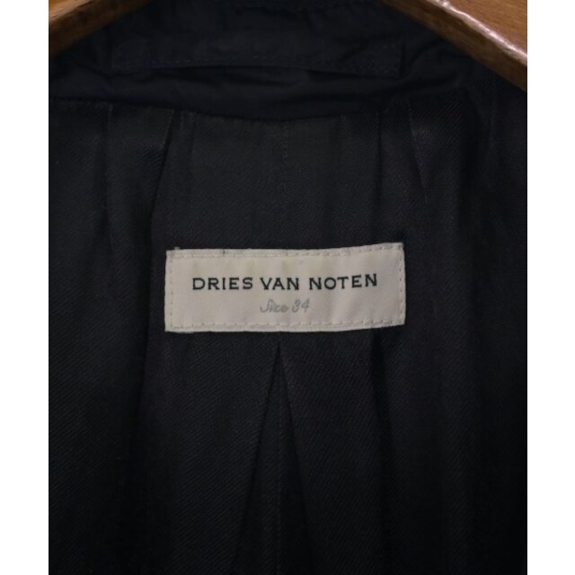 DRIES VAN NOTEN(ドリスヴァンノッテン)のDRIES VAN NOTEN ステンカラーコート 34(XXS位) 紺 【古着】【中古】 レディースのジャケット/アウター(その他)の商品写真