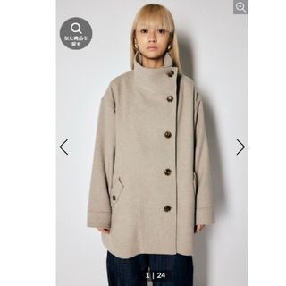 マウジー(moussy)のmoussy  STAND COLLAR MIDDLEコート(ピーコート)