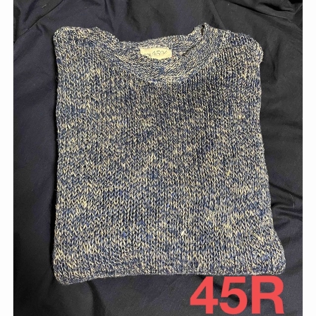試着のみ 45R 3つ杢リネンの908ニットソースウェット 45rpm 最新作 www