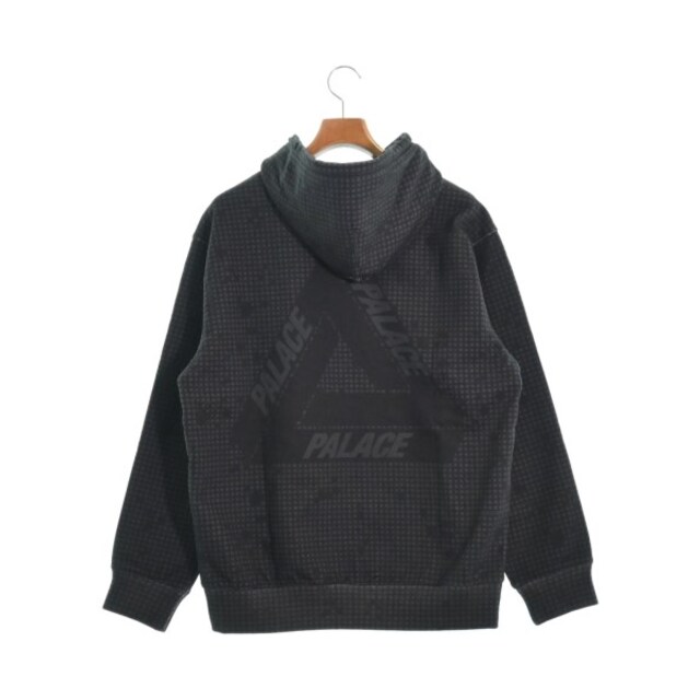 PALACE パレス パーカー M グレーx黒(総柄) - パーカー