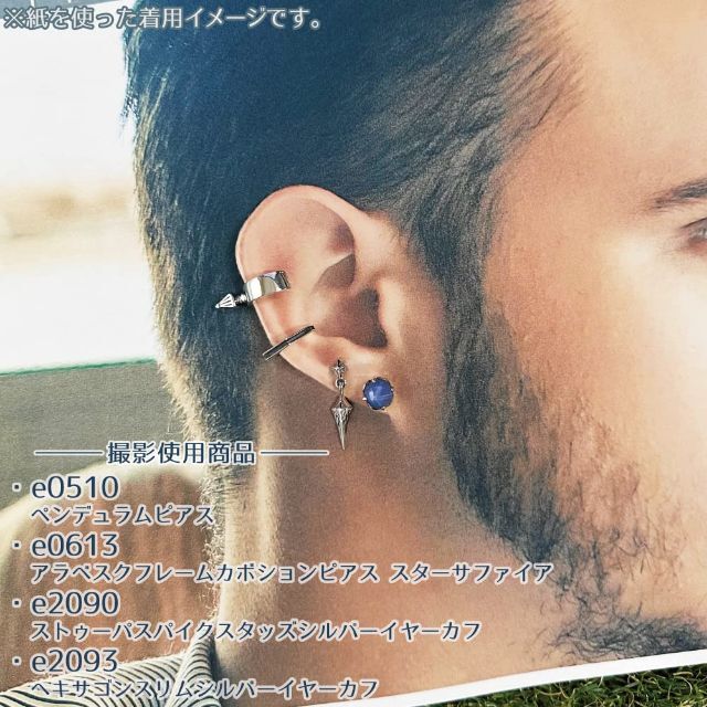 【色: ピアス(単品)】セノーテペンデュラム ピアスシルバーアクセサリーe051