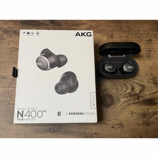 AKG N400 完全ワイヤレスイヤホン ノイズキャンセリング