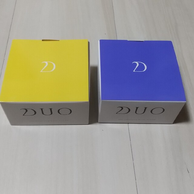 DUO(デュオ)のDUO クレンジングバーム クリア ホワイト 2個セット コスメ/美容のスキンケア/基礎化粧品(フェイスオイル/バーム)の商品写真