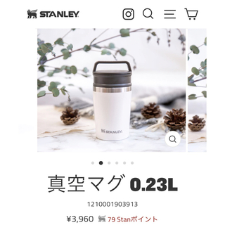 スタンレー(Stanley)のSTANVEY 真空マグ 0.23L(タンブラー)