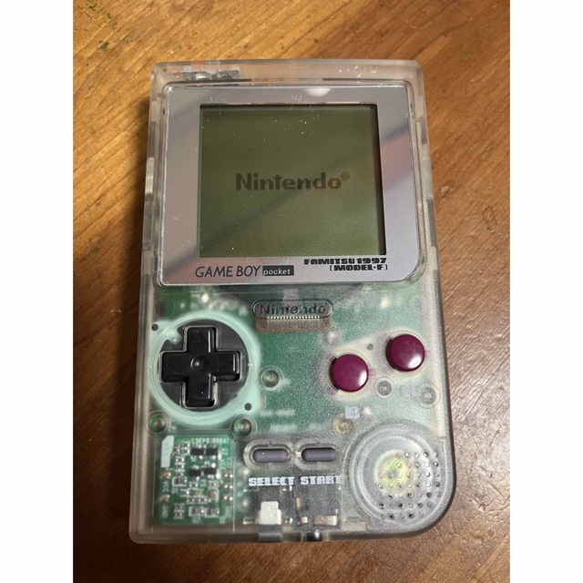 2024年新作 ファミ通限定☆ゲームボーイPocket MODEL-F スケルトン 2024年新作 ファミ通限定☆ゲームボーイPocket MODEL-F スケルトン