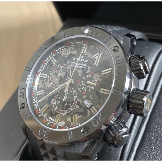 注目ショップ・ブランドのギフト EDOX - 中古 EDOXクロノオフショア1