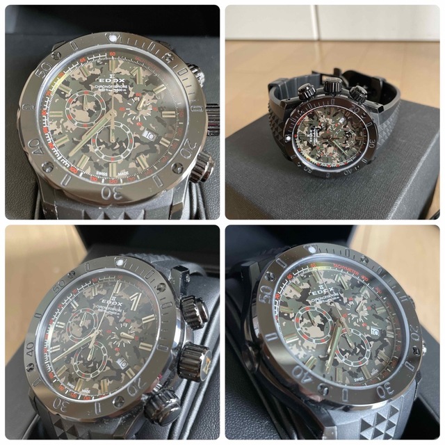 注目ショップ・ブランドのギフト EDOX - 中古 EDOXクロノオフショア1