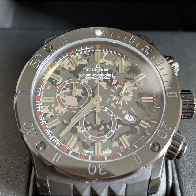 注目ショップ・ブランドのギフト EDOX - 中古 EDOXクロノオフショア1