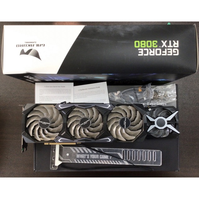 GALAKURO GAMING グラフィックボード GG-RTX3080-E10