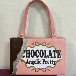 アンジェリックプリティー(Angelic Pretty)の希少　アンジェリックプリティ　melty chocolate バッグ　ピンク(ハンドバッグ)