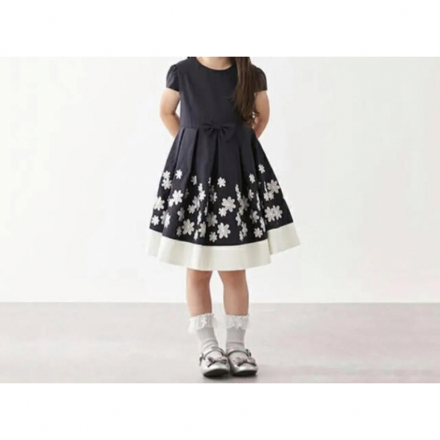 petit main(プティマイン)のpetit main ワンピース×ジャケットセット　ネイビー 110㎝ キッズ/ベビー/マタニティのキッズ服女の子用(90cm~)(ドレス/フォーマル)の商品写真