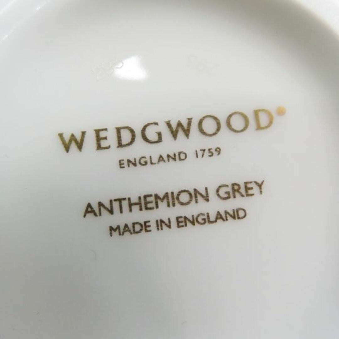 WEDGWOOD(ウェッジウッド)の美品 WEDGWOOD ウェッジウッド ANTHEMION GREY アンセミオン グレイ クリーマー 1点 クリーム ミルク 英国 希少 レア SY5365B2  インテリア/住まい/日用品のキッチン/食器(その他)の商品写真