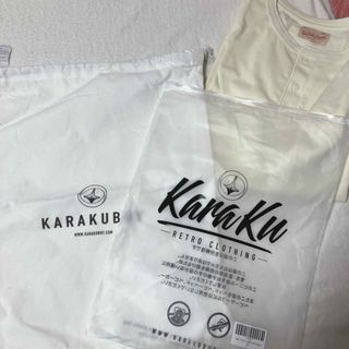 新品未使用　karakubuy Tシャツ　白Tシャツ　メンズ(Tシャツ/カットソー(半袖/袖なし))