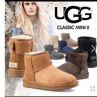 アグ(UGG)の新品　UGG W CLASSIC MINI定番色グレー完売 ムートン(ブーツ)