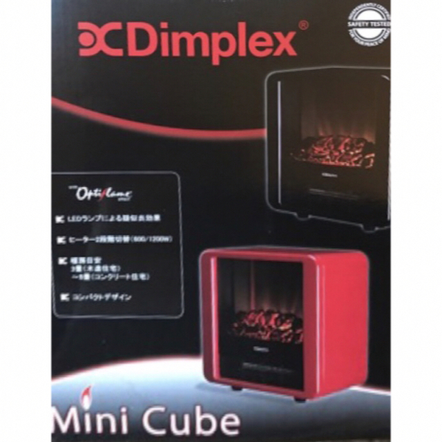 ディンプレックス⑨暖炉型電気ストーブMini CubeミニキューブMNC12RJ