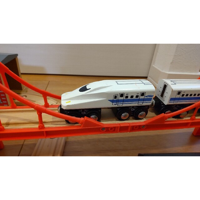 イマジナリウム 木製電車 トイザらス N700系新幹線 メガバリュートレイン 3