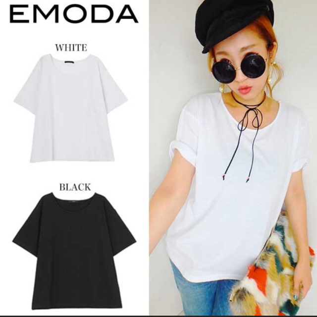 EMODA(エモダ)の新品未使用 EMODA Tシャツ レディースのトップス(Tシャツ(半袖/袖なし))の商品写真