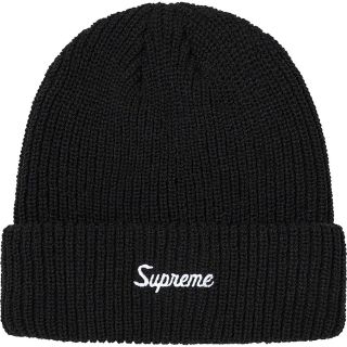 シュプリーム(Supreme)のSupreme Loose Gauge Beanie Black(ニット帽/ビーニー)