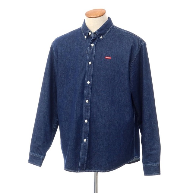 Supreme Small Box Shirt Denim Mサイズ