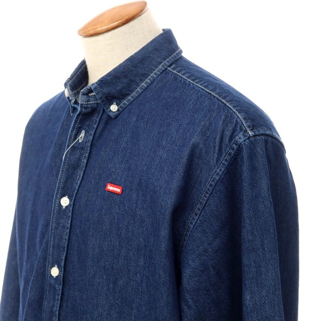 【新品タグ付】supreme Small Box Shirt denim M