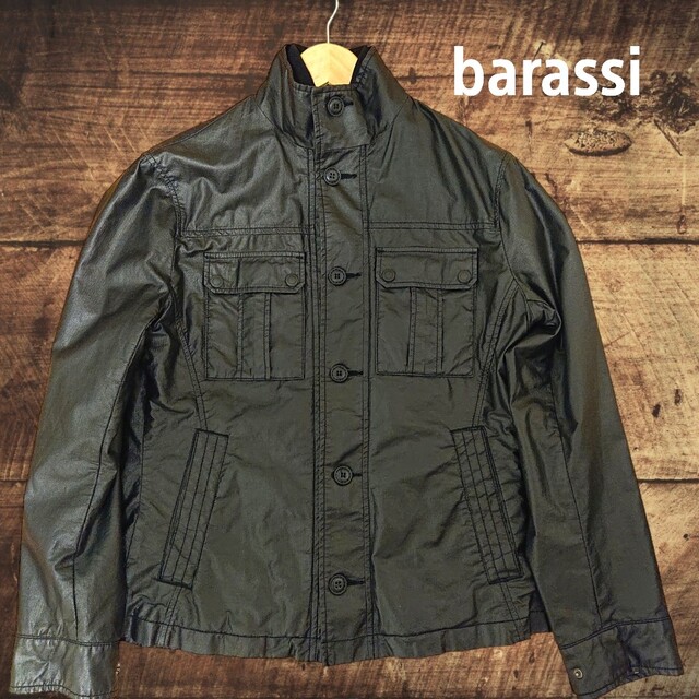 Barassi(バラシ)の【barassi】バラシ ポリウレタンコーティング ブルゾン ジャケット メンズのジャケット/アウター(ブルゾン)の商品写真