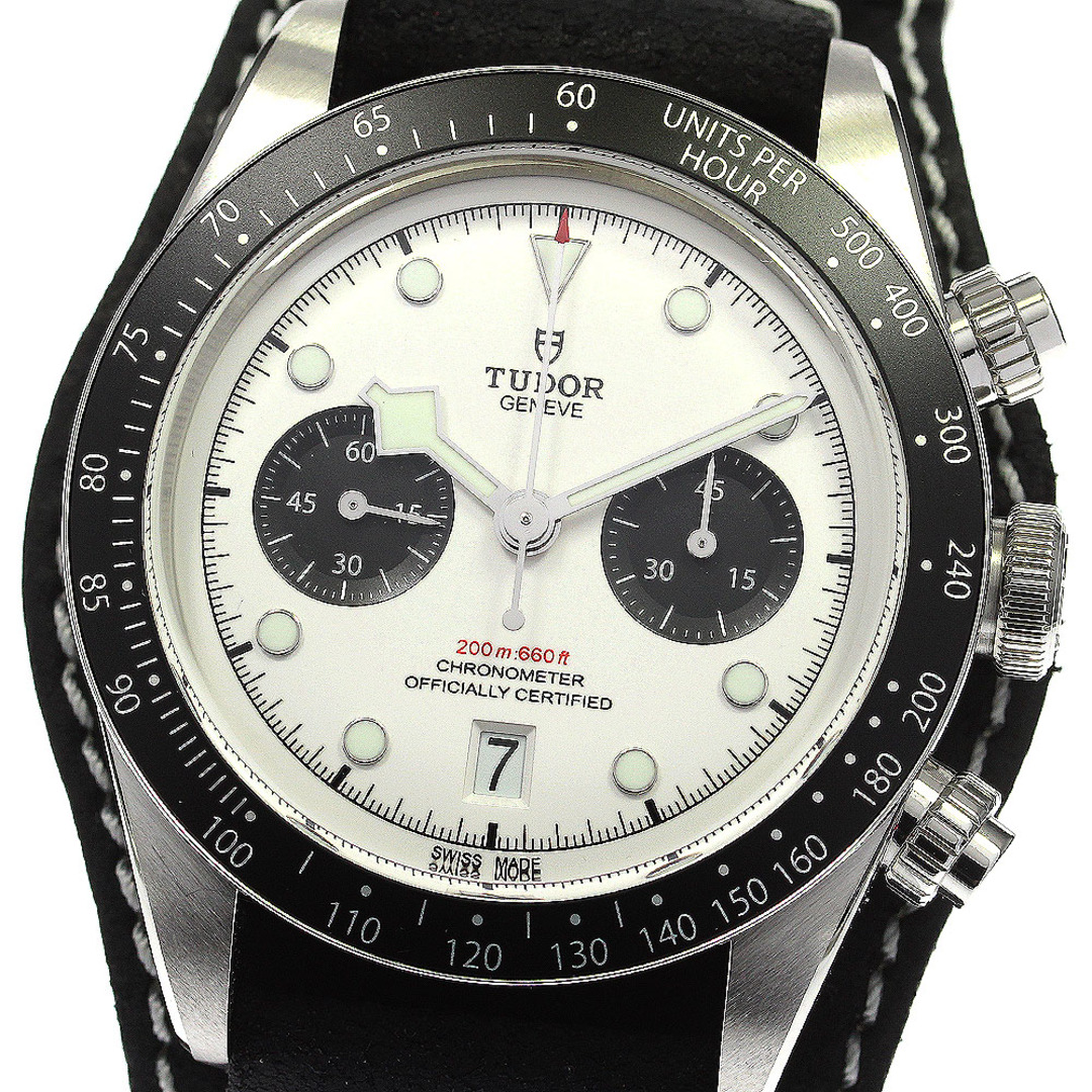 ☆極美品 ★箱・保証書付き【TUDOR】チュードル ブラックベイ クロノ デイト 79360N 自動巻き メンズ_737551