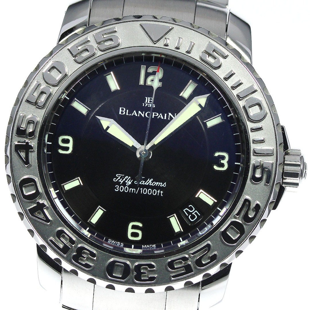 ★保証書付き【Blancpain】ブランパン フィフティー ファゾムス デイト 2200-1130-71 自動巻き メンズ_735880