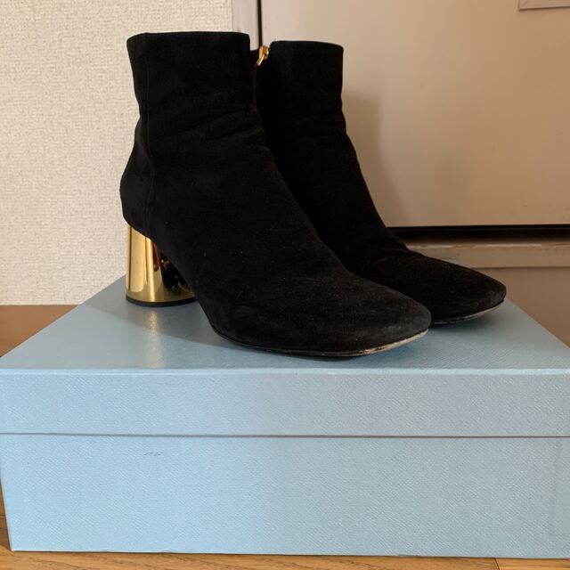 PRADA プラダ ツイードショートブーツ 40 BARGAIN 12750円 www.gold