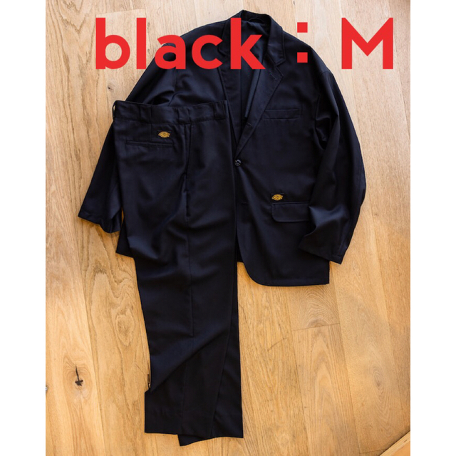 Dickies(ディッキーズ)のBEAMS Dickies × TRIPSTER 野村訓市 ブラック M メンズのスーツ(セットアップ)の商品写真