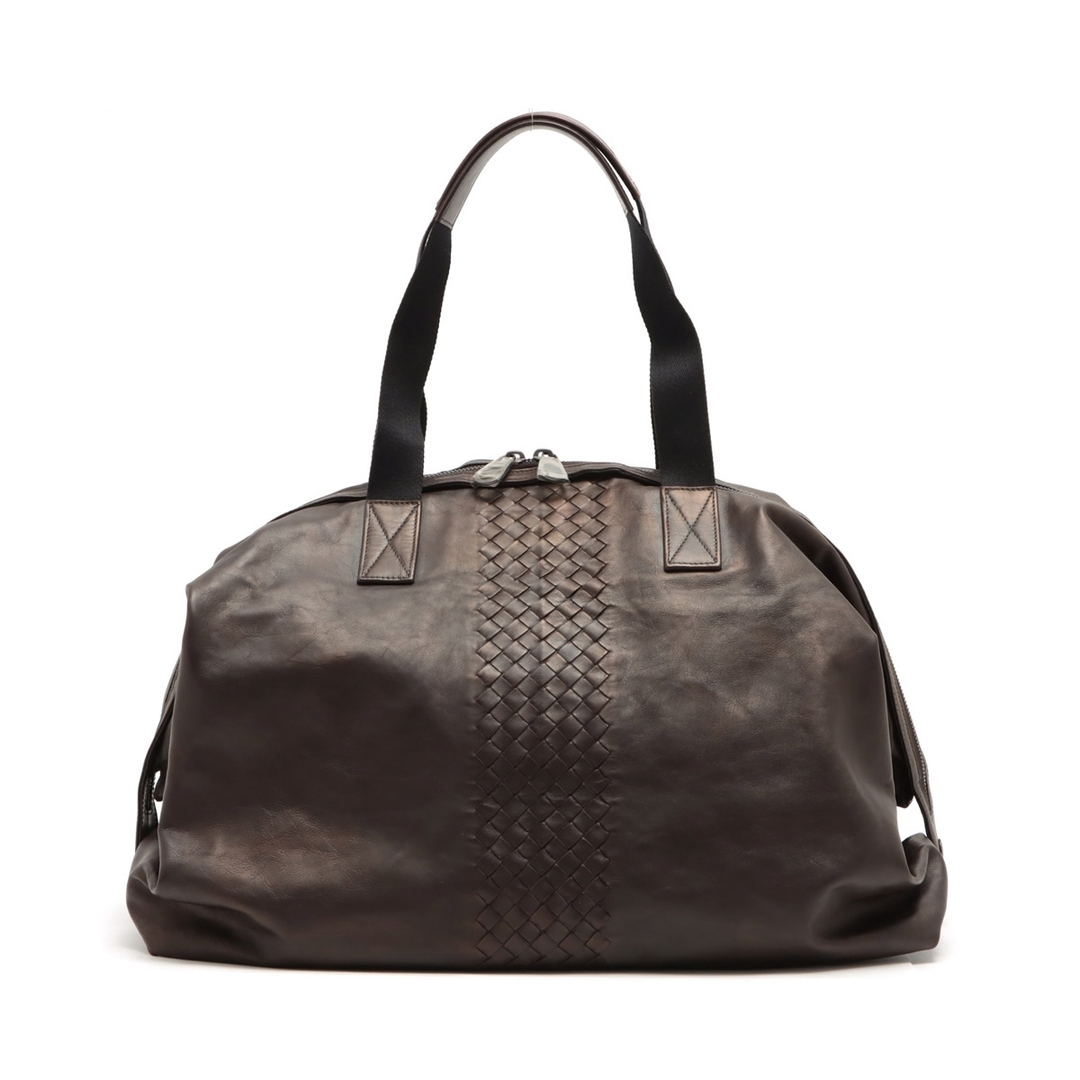 Bottega Veneta - ボッテガヴェネタ  レザー  ブロンズ ユニセックス ボストンバッグ