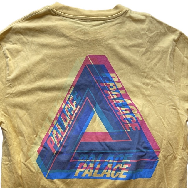 【超美品】PALACE パレス Tシャツ yellow L アディダス