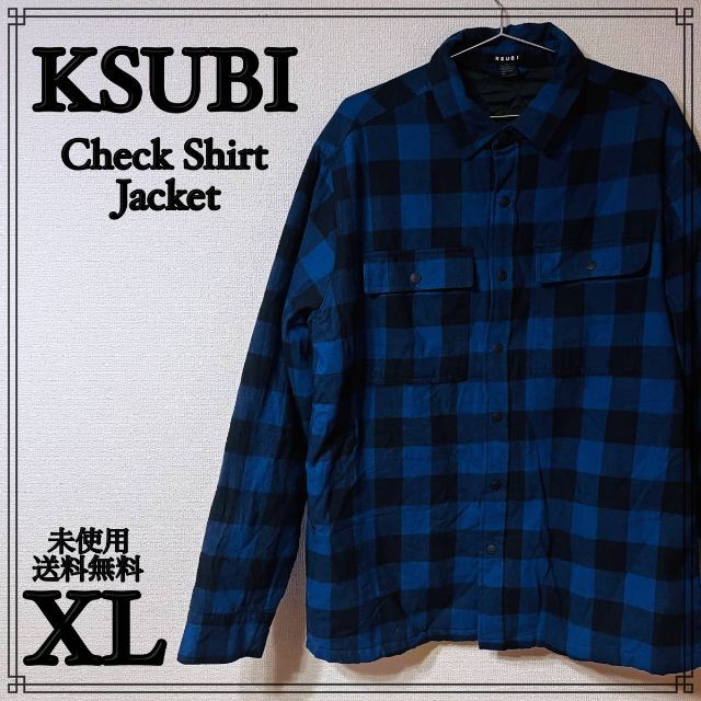 KSUBI Check Shirt Jacket 中綿 XLサイズ
