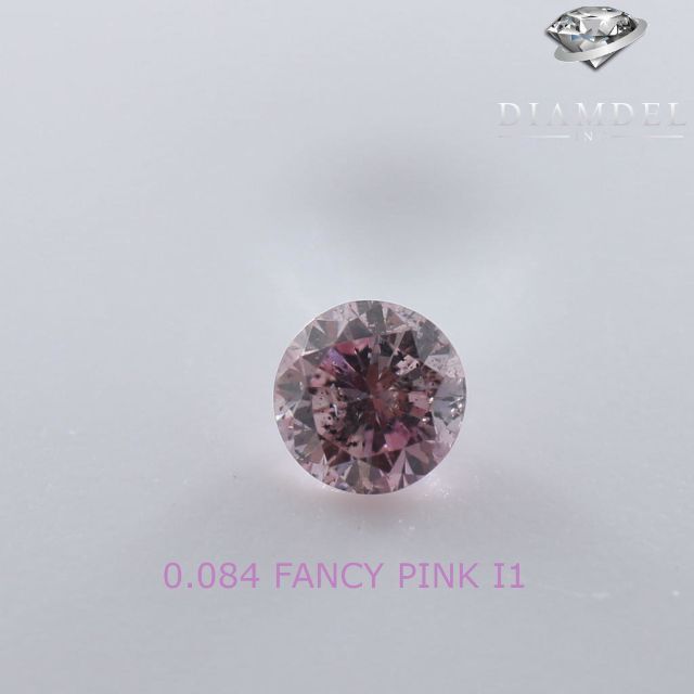 ピンクダイヤモンドルース/ F.PINK/ 0.084 ct.