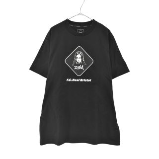 エフシーアールビー(F.C.R.B.)のF.C.R.B./F.C.Real Bristol/FCRB エフシーアールビー/エフシーレアルブリストル ×X-GIRL FURB-212119 エックスガール コラボ 半袖Tシャツ ブラック(Tシャツ/カットソー(半袖/袖なし))