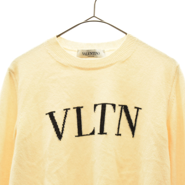 VALENTINO ヴァレンチノ VLTN ロゴ カシミア ニット セーター QB3KC10546T オフホワイト