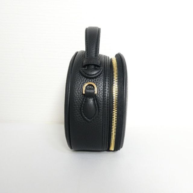 未使用 COCOCELUX GOLD レザー ラウンド 2WAYショルダーバッグ-