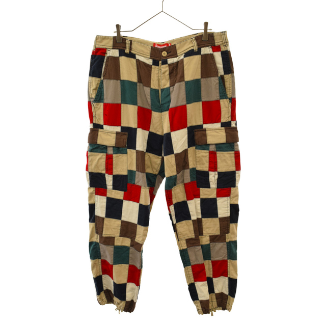 SUPREME シュプリーム 19SS Patchwork Harrington Work Pants パッチワーク ハリントン ワークパンツ カーゴパンツ マルチ