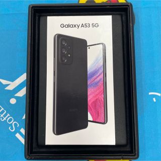 SAMSUNG Galaxy A53 5G SCG15 オーサム ブラック(スマートフォン本体)