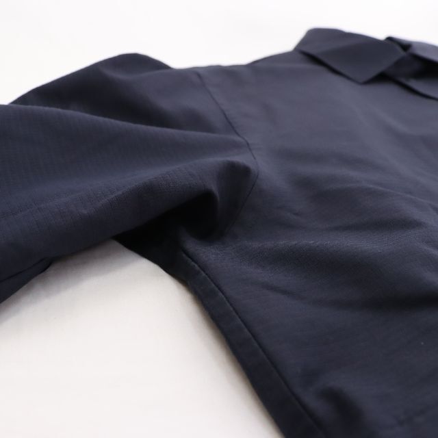 LOEFF　薄手５分袖ジャケット　レディース　XSサイズ　紺　未使用品