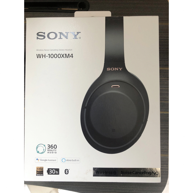 SONY ソニー Bluetoothヘッドホン コード長 1.2 m ブラック  スマホ/家電/カメラのオーディオ機器(ヘッドフォン/イヤフォン)の商品写真