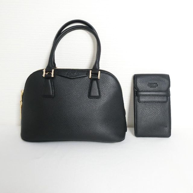 未使用 COCOCELUX GOLD ポーチ付き 2WAY ハンドバッグ 買取売値 - kami