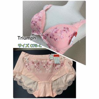 トリンプ(Triumph)のTriumph ブラジャー/ショーツSet C75-L(ブラ&ショーツセット)